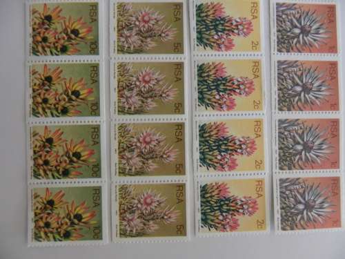 RSA 3rd Definitive Series (1977) - Proteas Full Set of Mint Coils