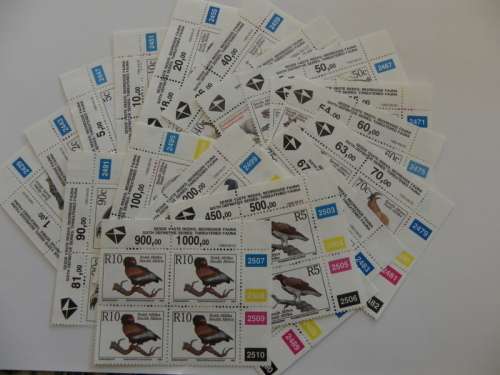 RSA 6th Series (1993) - Endangered Flora Full Set of Mint Control Blocks to R10 !!!!