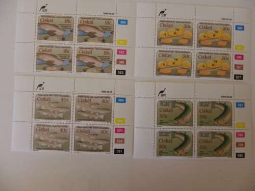Ciskei 1.30 (1989) - Trout Hatceries Mint Control Block Set