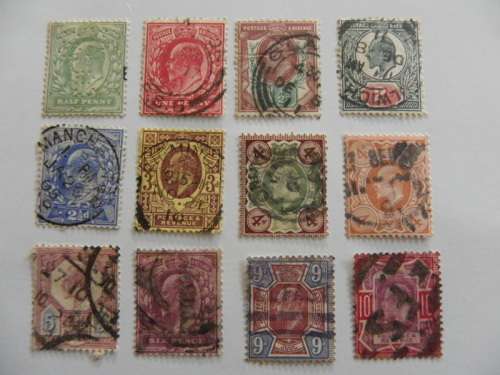 Great Britain (1902) - Used set to 10d  (SG @ 350 GBP)
