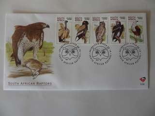 RSA 6.80 (1998) - SA Raptors FDC