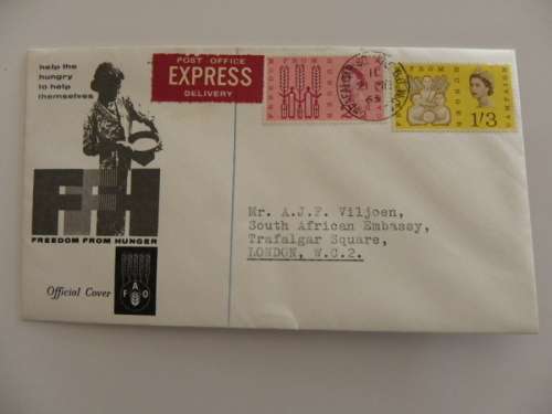 Great Britain (1963) - Help the Hungry to Help Themselves FDC