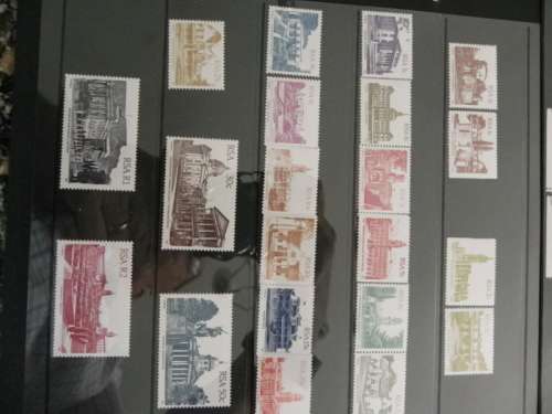 RSA 4th Definitive Series (1982) - SA Architecture Mint Set with Color Varieties