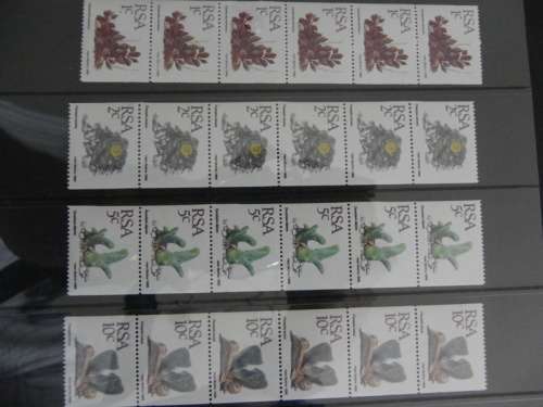 RSA 5th Definitive Series (1988) - Succulents Mint Coil Stamp Set