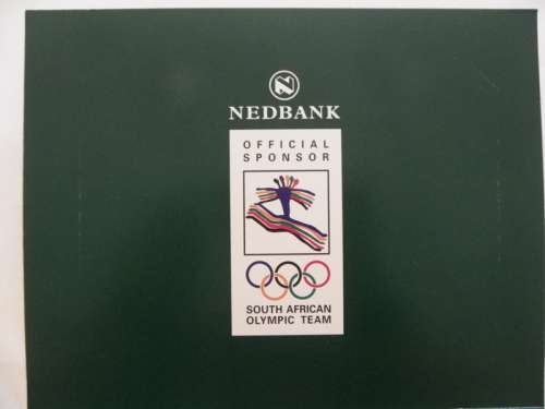 RSA (1996) - Nedbank Atlanta Olympic Folder with Stamps