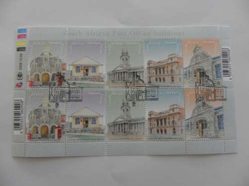 RSA 7.139 (2008) - SA Post Office Buildings Full Sheet CTO Cancelled