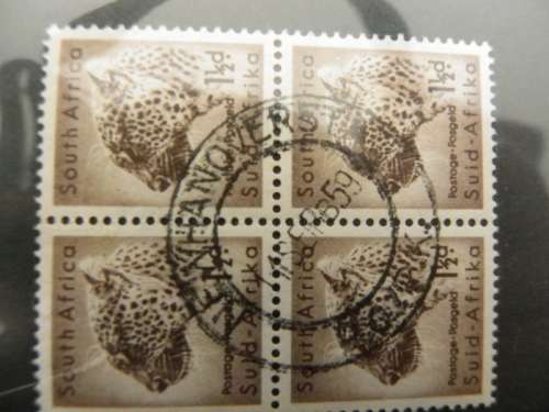 Union (1954) - Animal Definitive Series 1 1/2 d Used Block