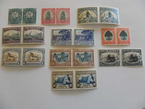 Union (1933) - Definitive Mint Set in Pairs (SACC @ R2,800 !!!!!)
