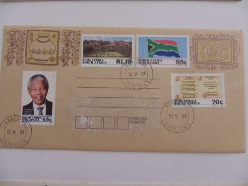 RSA 6.03b (1990) - Mandela Presidential Inuaguration Private FDC
