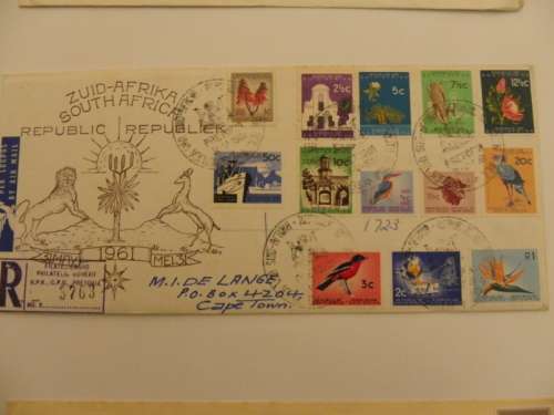 RSA 1st Definitive Series FDC