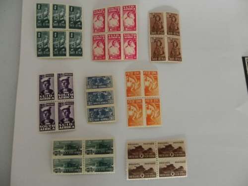 Union (1942) - Small Wars Mint Set in Blocks