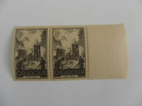 France (1944) - Mint Corner Pair