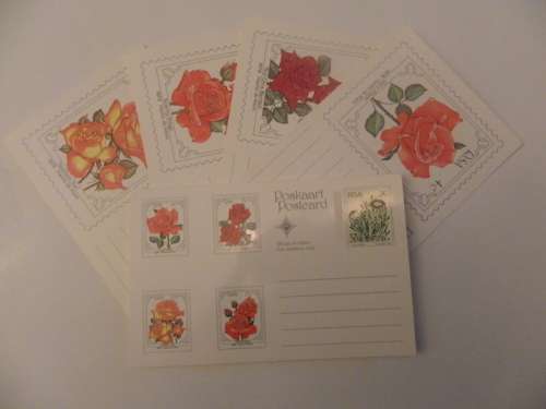 RSA 3.18 (1979) - 4th World Rose Convention Mint Post Card Set