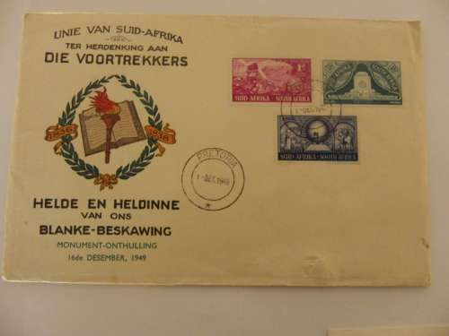 Union (1949) - Inauguration of the Voortrekker Monument Illustrated FDC