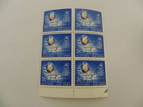 RSA 1st Definitive Series - 2c Mint Block