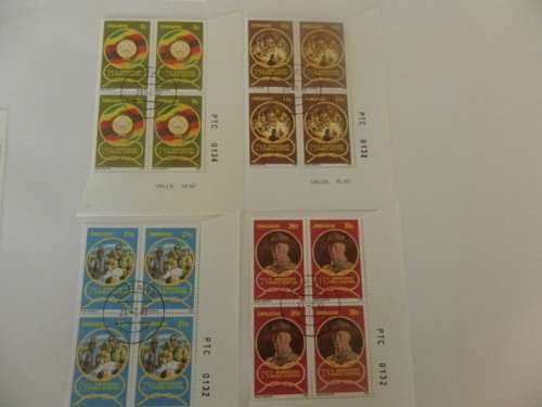 Zimbabwe (1982) - 75th Anniversray of Boys Scouts CTO Cancelled Control Block Set