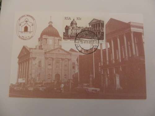 RSA 4th Definitive Series (1982) - SA Architecture 30c Postcard