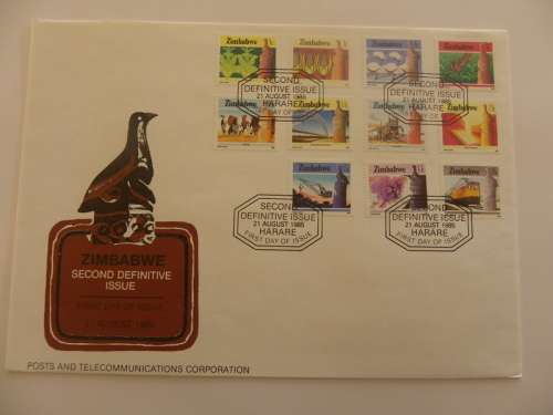 Zimbabwe (1985) - 2nd Definitive Series Illustrated Folder