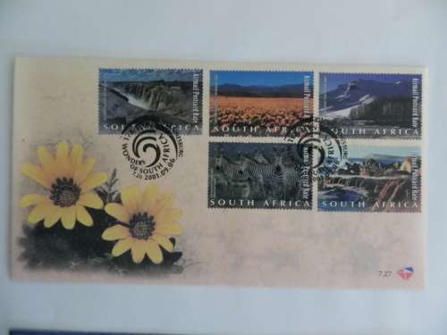 RSA 7.27 (2001) - SA Natural Wonders FDC