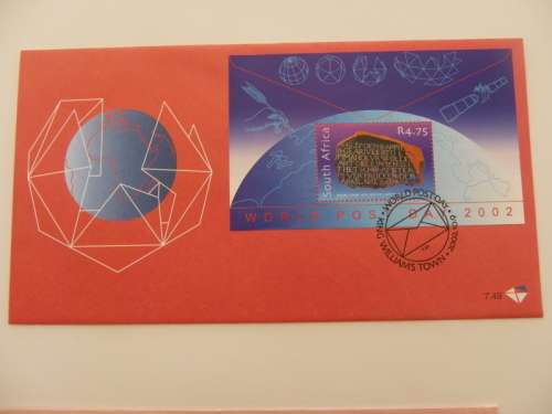 RSA 7.49 (2002) - World Post Day FDC