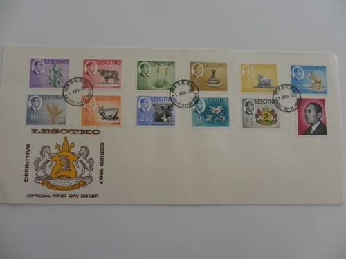 Lesotho (1967) - Definitive Series Illustrated FDC