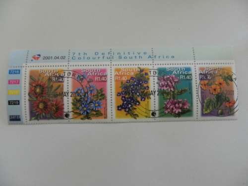 RSA 7th Series (2000) - Fauna & Flora R1-40 CTO Cancelled Control Block