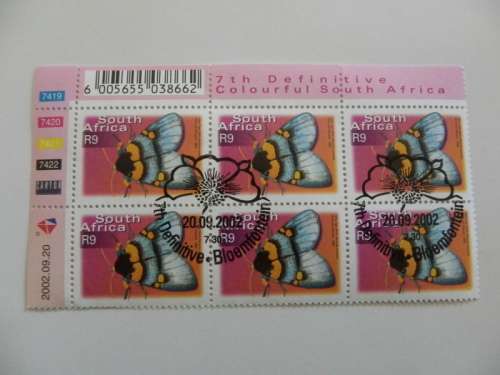 RSA 7th Series (2000) - Fauna & Flora R9-00 CTO Cancelled Control Block