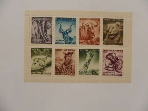 Union (1954) - Animal Definitive Series Miniature Sheet