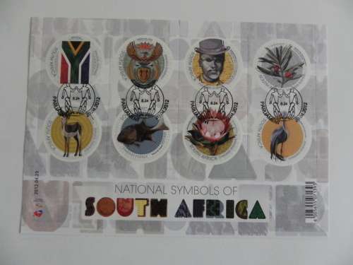 RSA 8.29 (2012) - National Symbold of RSA Full Sheet CTO Cancelled