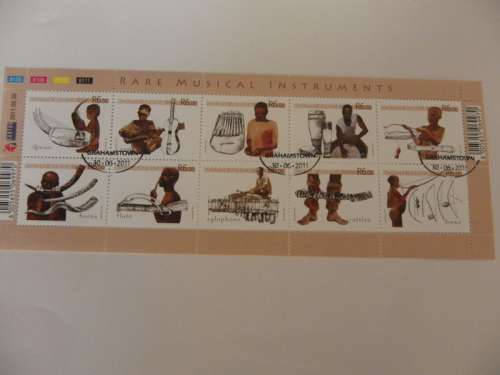 RSA 8.16 (2011) - Rare Musical Instruments Full Sheet CTO Cancelled