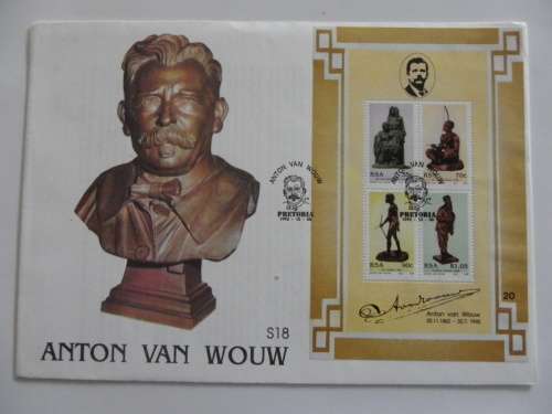RSA S18 (1992) - Anton van Wouw Large FDC
