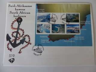 RSA S19 (1993) - SA Harbours Large FDC