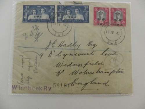 SWA  (1947) - Royal Visit FDC