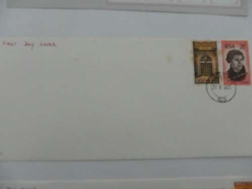 RSA 1.06 (1967) - 450th Anniversary of Reform Private FDC