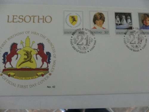 Lesotho (1982) - 21st Birthday of Princess Di Illustrated FDC