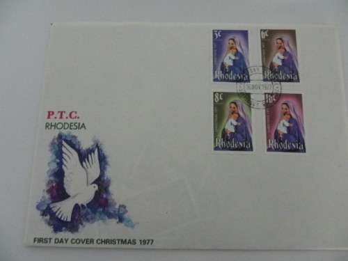 Rhodesia (1977) - Christmas Illustrated FDC