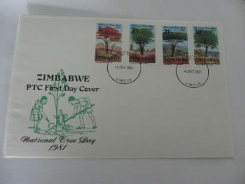 Zimbabwe (1981) - National Tree Day Illustrated FDC