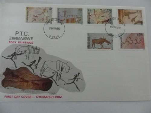 Zimbabwe (1982) - Rock Paintings Illustrated FDC