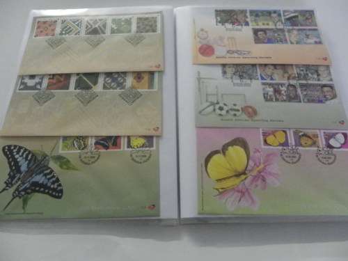 RSA 6th, 7th 7 8th  Series FDC's x33  (SACC @ R1,750-00)