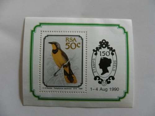 RSA SAF05 (1990) - SA Birds Miniature Sheet in Mint