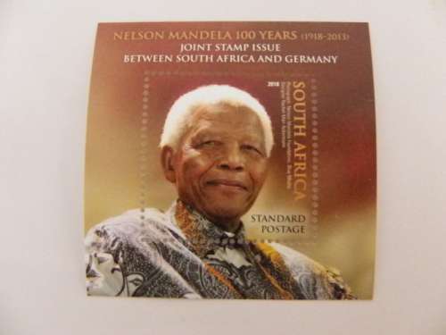 RSA 8.114 (2013) - Joint Stamp issue with Germany Mint Miniature Sheet