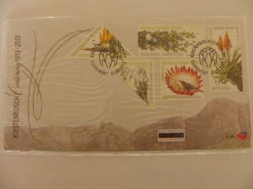 RSA 8.48 (2013) - Kirstenbosch Centenary FDC Sealed in Plastic