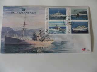 RSA 6.55 (1997) - 75 th Anniversary of SA NavyFDC