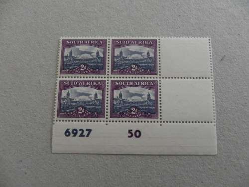 Union - Pictorials 2d Mint Control Block # 6927 50