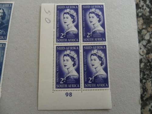 Union (1953) -  Coronation 2d Mint Control Block #98