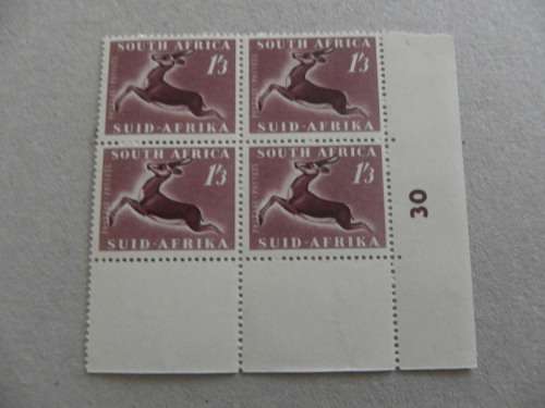 Union (1953) -  Additional Values 1/3 Mint Control Block #30