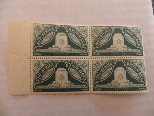 Union (1949) - Inauguration of the Voortrekker Monument 1 1/2 d Mint Block