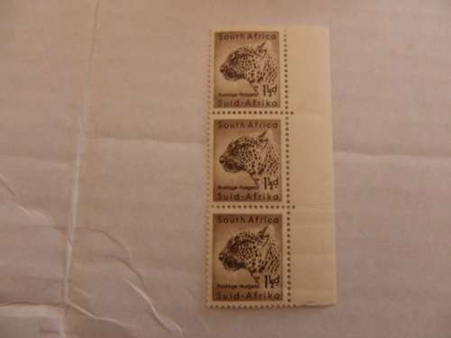 Union (1954) -  Animal Definitive Series 1 1/2 d Mint Block