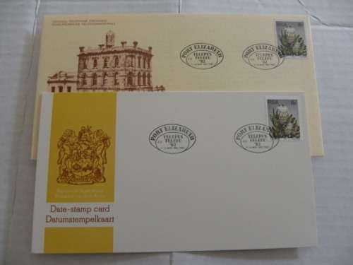 RSA (1982) - Telepex Datecard and FDC