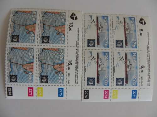 RSA 5.17 (1991) - 30th Anniversary of Arctic Treaty Mint Control Block Set